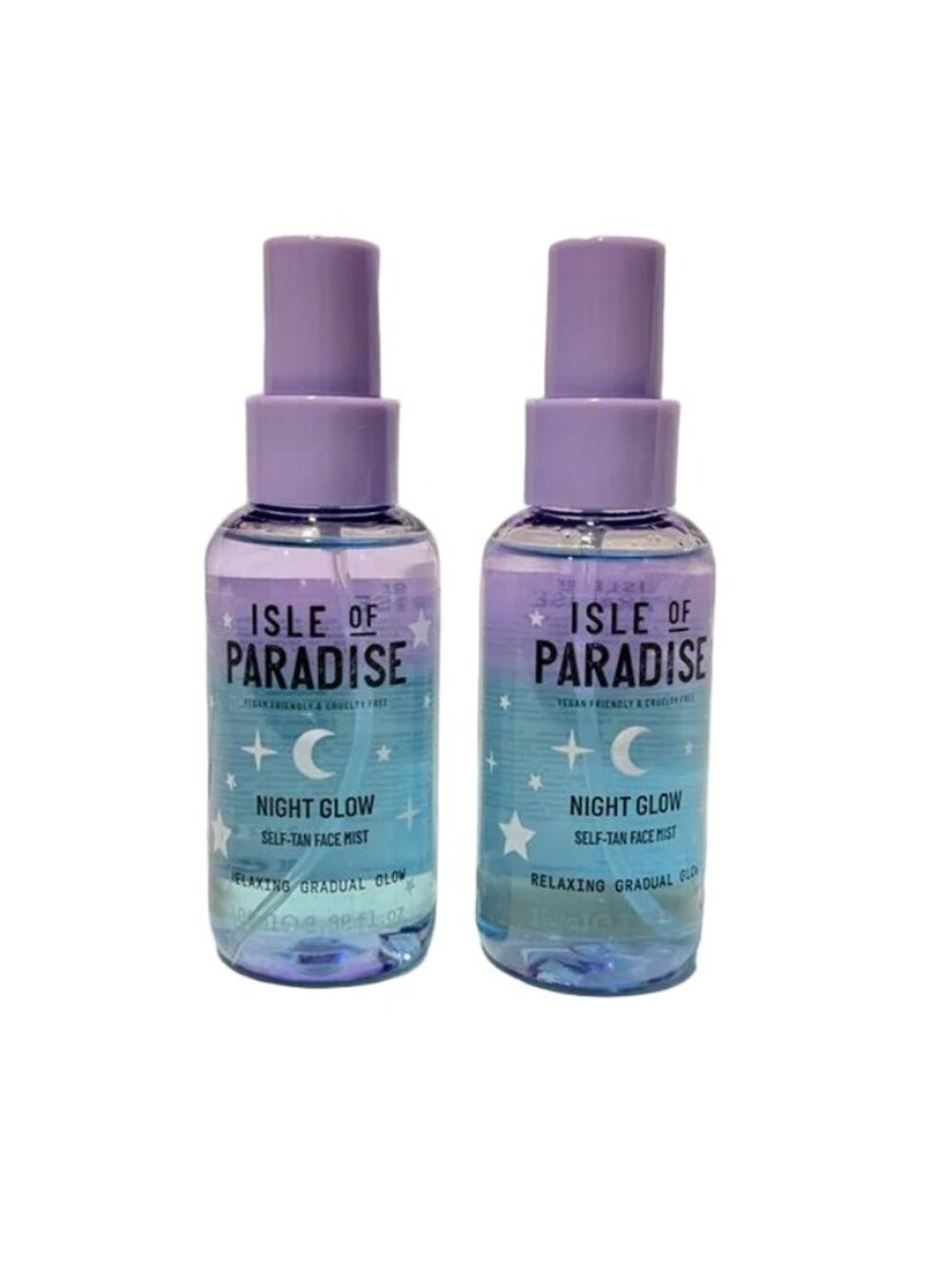 2 Pack - Isle of Paradise Night Glow Self Tan Face Mist